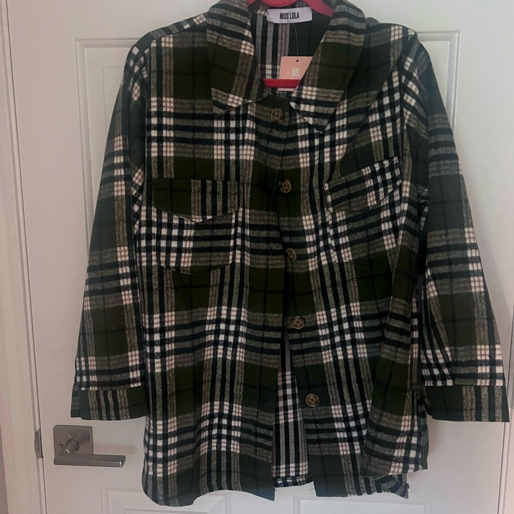 Miss Lola flannel shacket